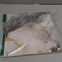 10 Sheets Marble Peel and Stick Backsplash Tile, 12"x12" Waterproof PVC Self Adhesive Tile Shower Wall Panels for Bathroom, Kitchen, Living Room (Metallic Grey)