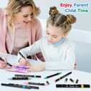 Acrylic Paint Markers,30 Colors Dual Tip Paint Pens for Wood, Canvas, Stone, Rock Painting, Glass, Ceramic Surfaces, DIY Crafts Making Art Supplies