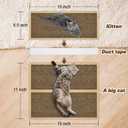 HappyFreeSX Splicing Cat Scratch Pad: Cat Scratchers for Indoor Cats and Kitten, 2 Pack Cat Scratching Pad, Cat Scratcher Cardboard, Cat Scratching Pad, Premium Scratch from Cats, Double-Sided Design