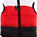 Winter Dog Vest - Waterproof & Windproof Warm Coat for Small/Medium Dogs in White/Red/Black - XS (XS(Back:9.0", Chest:13.5", 3.0-5.0lbs))