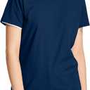 Hanes Perfect-T Crewneck T-Shirt, Lightweight Cotton Short Sleeve Tee for Women (Medium, Navy)