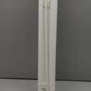 No Tools No Drill Mini Blinds, Cordless Wandless Aluminum L-Shaped Slats Pull Down Venetian Blinds, Custom Room Darkening Horizontal Window Blinds for Home, Living Room, Door, White