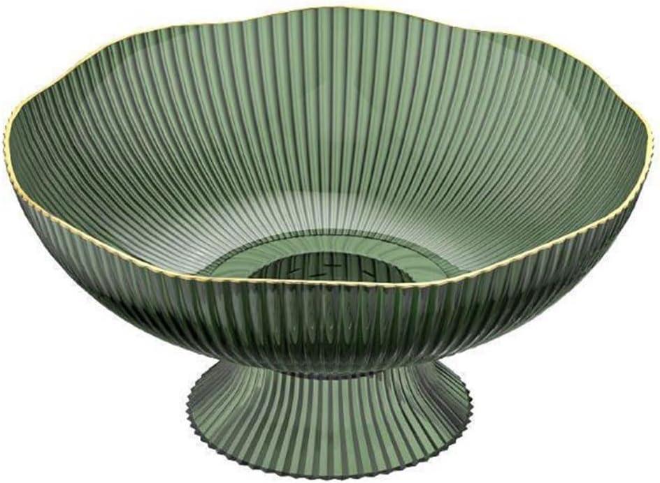 Home Drain Fruit Tray, Living Room Coffee Table, Candy and Snack Placement Tray, Fruit Basket, Fruit Basin (green)