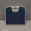 Adamson A21 Analog Scales for Body Weight - Up to 300 LB - New - Anti-Skid Rubber Surface + Large Numbers - Analog Bathroom Scale - Affordable - Durable with 20-Year Assurance - Blue