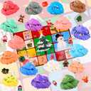 Christmas Slime Kit - 24 Pack Slime Party Favors for Kids, Christmas Stocking Stuffers,Soft, Non-Sticky, DIY Surprise Slime for Girls & Boys