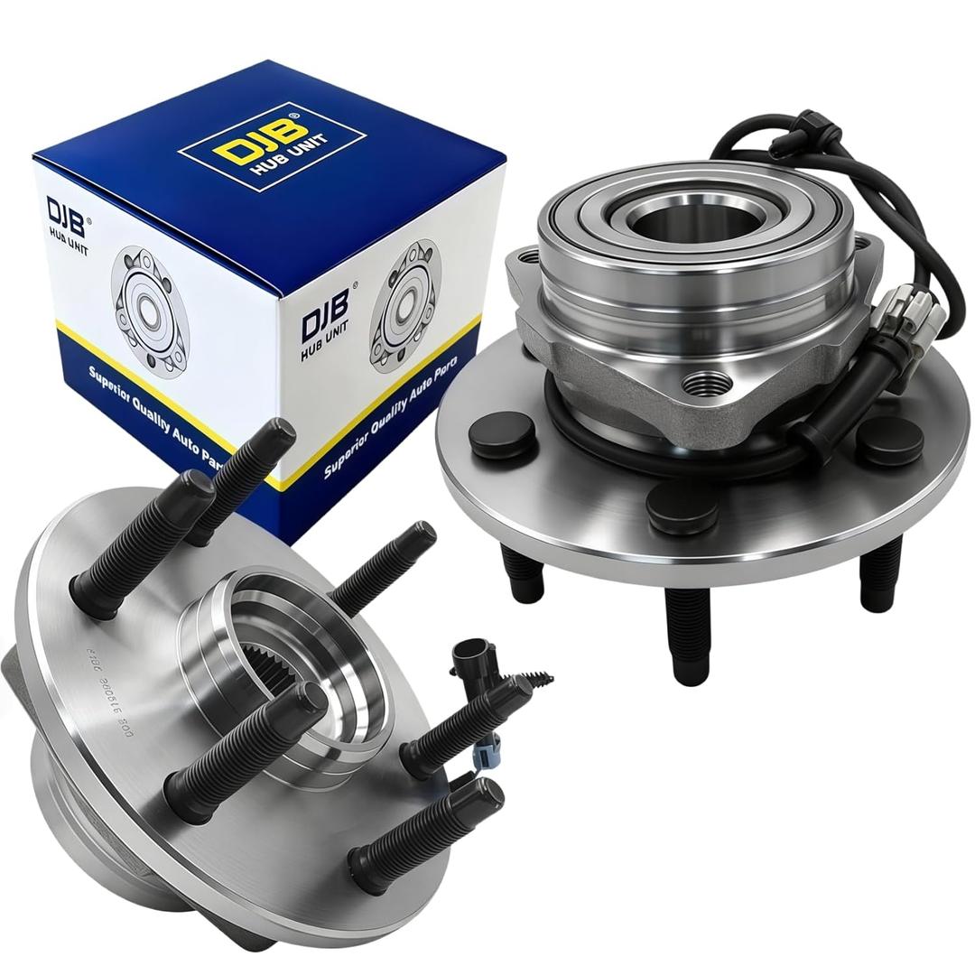 515036 4WD Front Wheel Bearing Hub Assembly Fits for 1999-2007 Cadillac Escalade ESV EXT, for Chevy Silverado Tahoe Suburban Avalanche Express 1500 2500, for GMC Sierra Yukon Savana 1500 2500 Pair