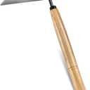 TOYPOPOR Japanese Weeding Sickle Hoe, Gardening Tools, Weed Remover, Hand Weed Cutter, Kama Twisted Scythe with High Carbon Steel Blade for Cutting Grass, Soil loosening, harvesting, Digging