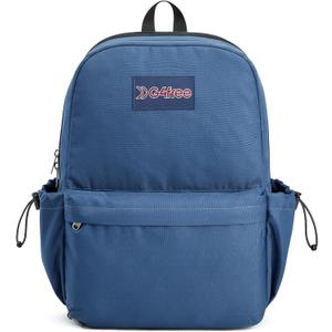 G4Free School Backpack, Lightweight Bookbag with Laptop Compartment, Multiple Pockets Backpack for College Sport Travel-Blue