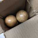 Acacia Wood Decorative Ball Set of 10 for Centerpiece or Individual Use Ideal for Use in Tray Bowl or Basket Dcor (2" x 2" x 2")