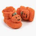 GDSDYM Baby Booties Cozy Fleece Slippers Soft Baby Shoes With Gripper Soles, Winter Warm Infant Newborn Crib Sock Shoes First Walkers