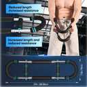 Arm Trainer, Adjustable 20-110lbs Chest Workout Equipment, Portable Arm and Chest Muscle Trainer, Gorilla Bar for Chest Workout, Upper Body Workout Equipment for Men and Women