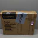 Lianjindun Toilet Safety Rails, Adjustable Toilet Frame for Elderly, Seniors, Handicap & Disabled, Foldable Handicap Toilet Handles Fit Any Toilets (Gray)