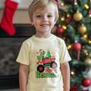 Boys Christmas Shirt for Kids Girls Toddler Ugly Funny Xmas T-Shirt Short Sleeve Cotton Tee Top 2-8 Years