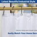 BRIOFOX Industrial Shower Curtain Rod - Rustproof Non-Slip 43-72 Inches Tension Curtain Rod for Window or Bathroom, Sunglow Gold