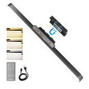 Ensenior 5W Rechargeable Light Bar with Remote, Magnetic Led Lights with Battery Display, 2500mAh Dimmable and Adjustable Angle Makeup Light with 3CCT for Cabinet, Closet, Bathroom and Desk