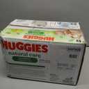 Huggies Natural Care Sensitive Baby Wipes, Unscented, Hypoallergenic, 99% Purified Water, 12 Flip-Top Packs (768 Wipes Total)