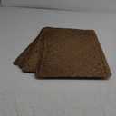 OwnMy Pack of 6 Natural Seagrass Placemats Woven Rattan Place Mat Rectangular Table Mats, 17" x 12" Sea Grass Meal Placemat Bamboo Place Mats for Dining Table Home Kitchen Picnic Table, Caramel Color