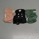 wegreeco Reusable Washable Dog Diapers Female with 1PC Suspender, Dogs Period Heat Diapers Female Heat Cycle, XL Medium Large Small Doggie Puppy Diapers for Incontinence (Small) (Black, Green, Pink)