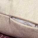 2 x Swono 7 Rules of Life Motivational Quotes Throw Pillow Case Cushion Cover Cotton Linen 18x18 Inches for Sofa Couch