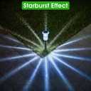 Eyrosa Solar Pathway Lights Outdoor Waterproof, 15 Pack Cool White Solar Garden Lights, Diamond-Cut Starlight Decor, Stake Lighting for Yard Path Walkway Driveway Patio Lawn Outside