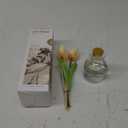 Reed Diffuser Set,4.1fl oz(120ml) Jasmine & Lily Scented Oil Diffuser with 6 Reed Sticks,Home Fragrance Reed Diffuser for Bathroom Living Room Office Shelf Decor