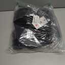 MEROKEETY Women's 2 Piece Outfits Long Sleeve V Neck Knit Pullover Tops and Wide Leg Pant Lounge Set (Black, S)