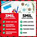 Scotch Thermal Laminating Pouches, 200 Count, Clear, 3 mil., Ideal Office or School Supplies, Fits Letter Sized Paper (8.9 in.  11.4 in.)