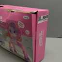 Liberry Toddler Basketball Hoop & Soccer Goal for 1 2 3 Year Old Girls Boys, Kids Sports Toy with Lights Sounds Music, Interactive Christmas Birthday Gift for Baby, Pink