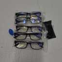 Gaoye Professional Reading Glasses for All Day - Computer Readers with Blue Light Protection - Value Pack, +1.25
