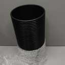 Layhit 24 Pcs Plastic Ice Buckets for Parties 3 Liters Wine Bucket Portable Ice Holder Disposable Wine Cooler for Party Wedding Party Beverages Champagne Soda and Beer (Black)