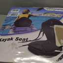 WOOWAVE Kayak Seat Padded Deluxe Paddleboard Seats Adjustable Boat Seat Cushioned Fishing Seat High Back Comfortable Backrest Support for Universal Sit, Thickened Cushion