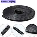 233 inch 41A3589-3 41A3589-12 Garage Door Opener Drive Belt Compatible with Liftmaster Chamberlain Starting Belt 1270 1280 1280R 8100 8200 9200 for 8ft Garage Door, Belting Ribs spacing is 0.3 inch