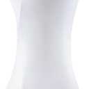 meioro Cocktail Table Covers White, 32x43 Inch Highboy Spandex Fitted Tablecloth for Round Tables, Stretch Square Corners High Top Table Cover for Party, Bar, Wedding, Birthday, Banquet