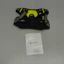 Eagloo Dog Harness Small Sized Dog, No Pull Service Vest with Reflective Strips and Control Handle, Adjustable and Comfortable for Walking, No Choke Pet Harness with 2 Metal Rings, Green, S