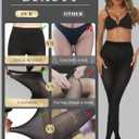 Buauty 2 Pairs 80D Tights for Women,Women's Sheer Black Tights,Soft Opaque Pantyhose and Stockings for Comfort and Elegance (Black)