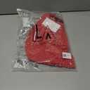 LA BAISEO Womens Casual Cap Short Sleeve Striped Tops Summer Open Back T-Shirts Crew Neck Basic Shirts (Red, XXL)