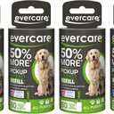 Evercare Pack of 4 Pet Extreme Stick Plus Lint Roller Refill Rolls
