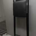 Gluck Plants Folding Stool,24 Inch Foldable Portable Collapsible Height Bar Stool Chair,Adult Tall Leather Padded Chair for Kitchen Living Room Garden Camping Fishing