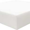 Foamy Foam High Density 6 inch Thick, 24 inch Wide, 24 inch Long Upholstery Foam, Cushion Replacement (6" x 24" x 24" (1 Pack))