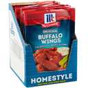 McCormick Original Buffalo Wings Seasoning Mix, 1.6 oz (Pack of 12) (EXP 03/02/28)