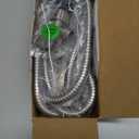 YOO.MEE High Pressure Handheld Shower Head with Powerful Shower Spray against Low Pressure Water Supply Pipeline, Multifunctions, w/ 79'' Hose, Bracket, Brushed Nickel Finish