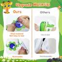 2 x Animal Stickers for Kids - 48 Pcs Safari Birthday Decorations Wild Zoo Jungle Stickers Party Decorations Favors Supplies Crafts for Kids Toddler Student Preschool Kindergarten Gift from Teacher