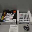 4 Channel Professional Audio Mixer with 4 MIC/LINE Inputs, 5-Band EQ, 99DSP Effects, USB Playback/Recording, +48V Phantom Power for Musicians Live Streaming DJ Podcasting Home Studio(AG-4K)