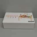 Activity Table for 1+ Year Old, Montessori Wooden Toys for Toddlers 1-3, 8 in 1 Baby Activity Table, Educational Sensory Bead Maze Toys for Babies, Learning Shape Sorter, Birthday Gifts Girls Boys