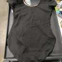 IUGA Bodysuits for Women Tummy Control Body Suits for Womens Compression Slimming Thong Bodysuit V Neck, XL