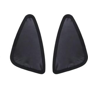 Compatible with Tesla Model 3 Model Y Car Rear Window Sunshade Mesh Small Triangle Sun Shade Accessories Auto Interior Parts (Black, Model Y)