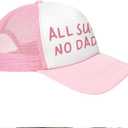 Funny Trucker Hat Gag Baseball Cap for Women Men Hat Adjustable, Friends Gag Gifts Essential for Travel (All Sugar No Dad Dy)