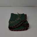 N&T NIETING Burlap Christmas Tree Skirt, 30 Inches Rustic Xmas Tree Skirt for Christmas Decorations, Merry Christmas Tree Ornaments, Holiday Home Decor(Green)