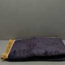 Muslim Prayer Mat, Thick Soft Velvet Muslim Rug, Portable Muslim Prayer Rug, Turkish Prayer Carpet,Janamaz Sajada Carpet for Men and Women Plain Solid Prayer Mat Ramadan Eid Gift.-Gray Purple