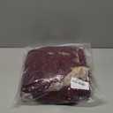 Velvet Sequin Full Sleeve Lace Floral Party Evening Dress Burgundy X-Large